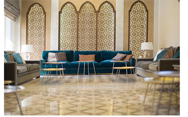 Dubai  interior architecture modern architect designer desert villa home living room majlis oriental