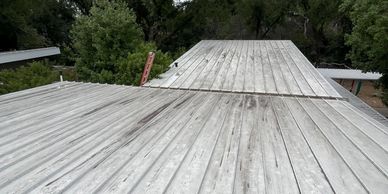 powerwash metal roof