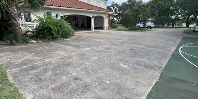 Powerwash patio