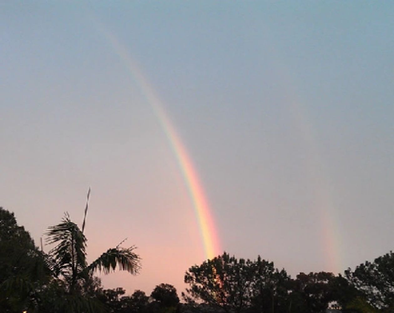 Rainbow in Solana Beach Canyon