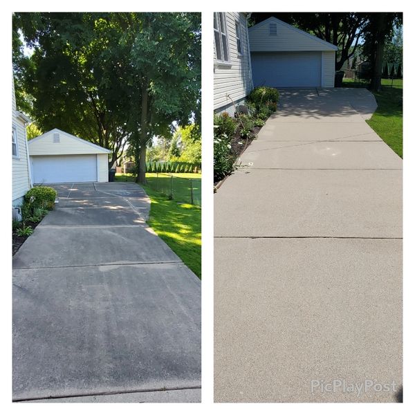 Driveway cleaning