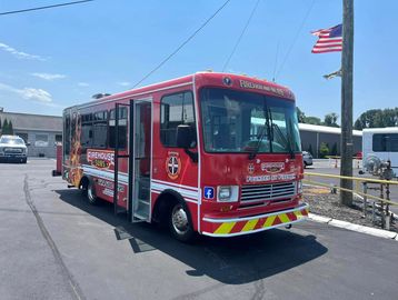 Finished Food Truck Conversion for Firehouse Subs