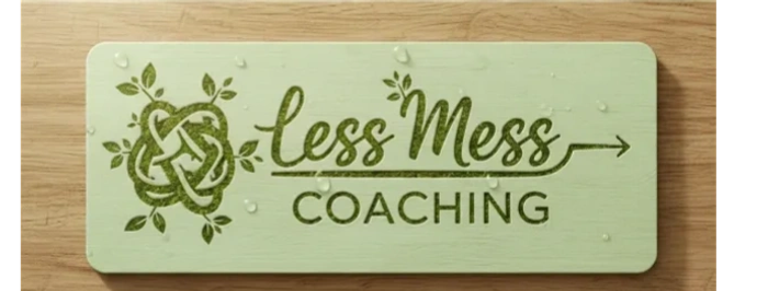 Logo for Less Mess Life and ADHD Coaching