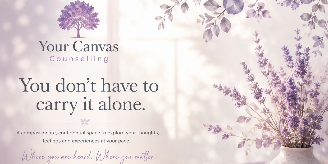 Counselling ad: You don’t have to carry it alone.
