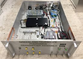 LO Photonics Transmitter assembly top view.