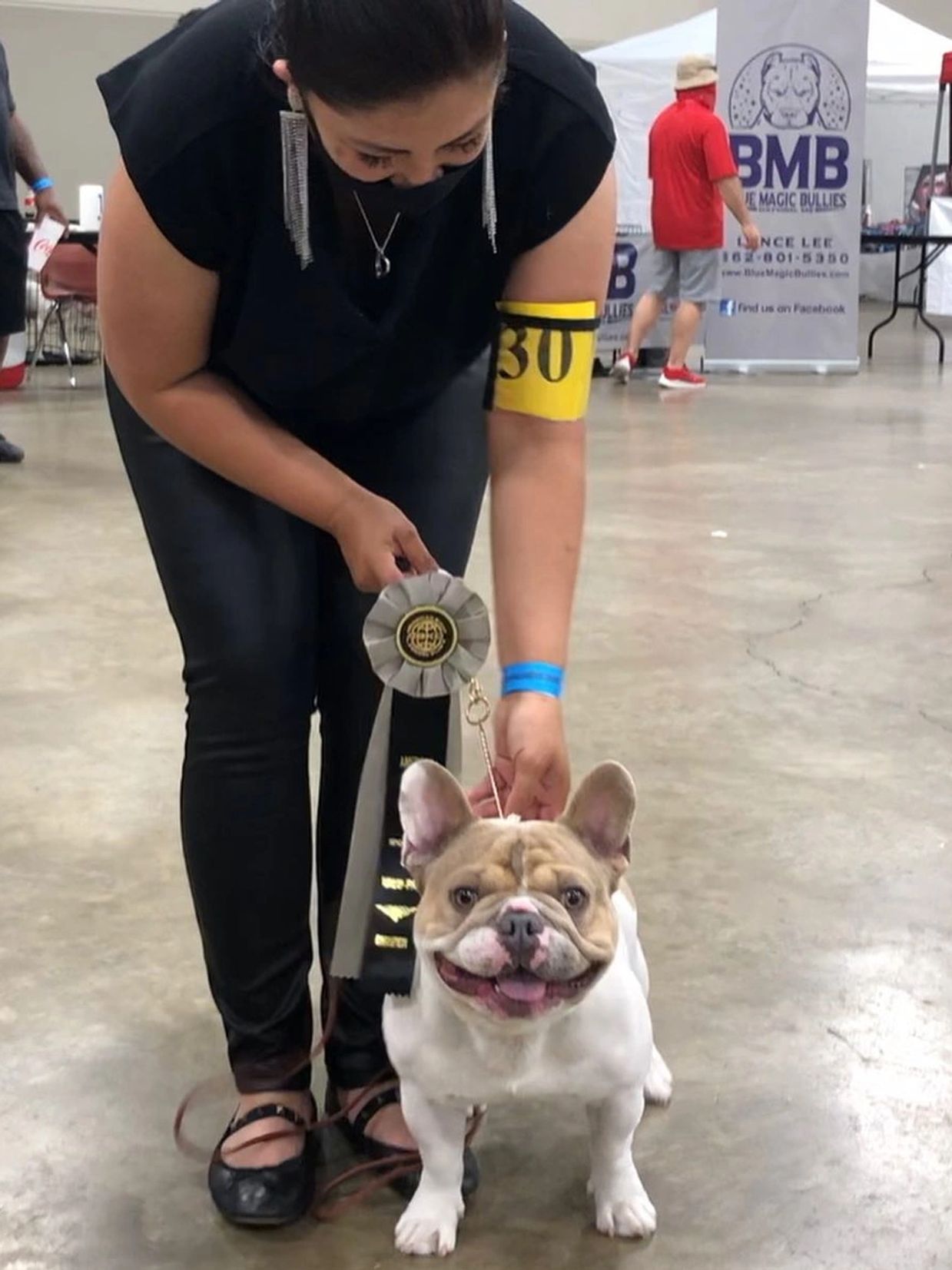 CH Lilac Haze Bendrix with handler Hannah Aba.