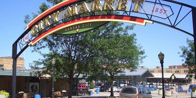 Kansas City River Market Sign near CP Lofts