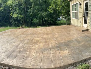 12 inch wood plank stamp