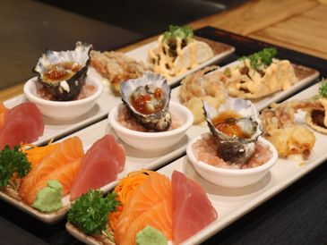 KIWAMI Teppanyaki dishes