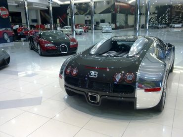 Bugatti Veyron in a private car collection