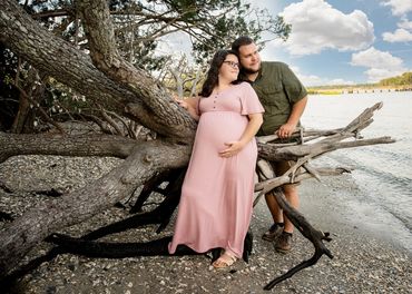 Maternity beach Moonbeam Photography