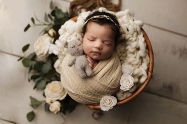 Newborn portrait Moonbeam Photography