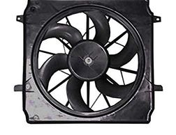 Radiator Fan Replacement - Related to Cooling System Overheating Repairs - Auto Repair shows radiator fan as part of repair fix.