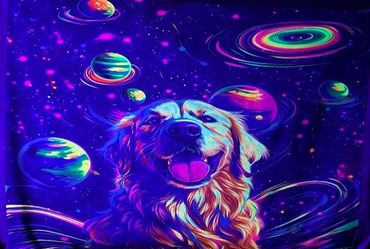 Cosmic Fetch Backdrop!