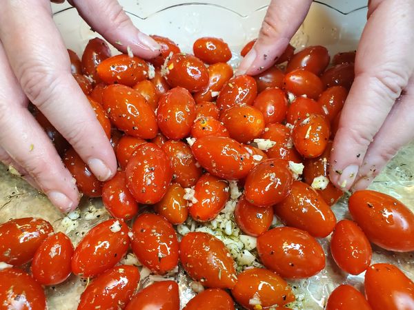 tomato and feta pasta, cherry tomato and feta pasta, roasted tomato and feta pasta, tomato and feta