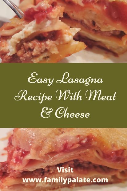 easy lasagna recipe with ricotta cheese, easy lasagna recipe with cottage cheese, best lasagna recip