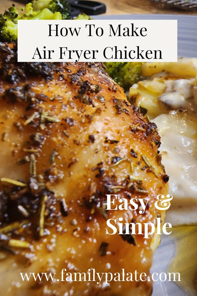 air fryer chicken, how to make air fryer chicken, air fryer recipes