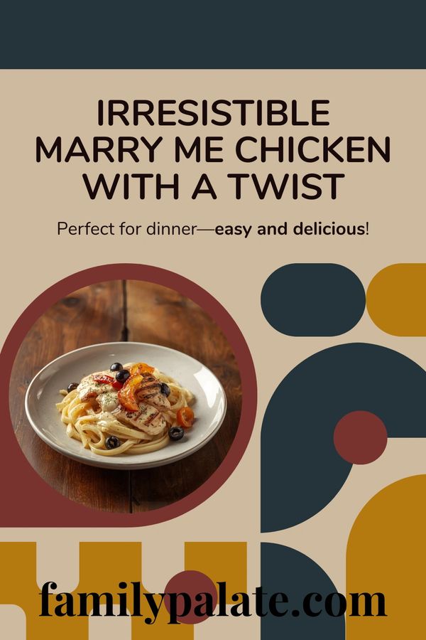 Marry Me Chicken, Chicken recipe, Creamy chicken, Quick chicken dinner, Easy chicken meals