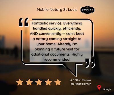 Mobile Notary St Louis Charges for our services but some libraries do offer notary for free