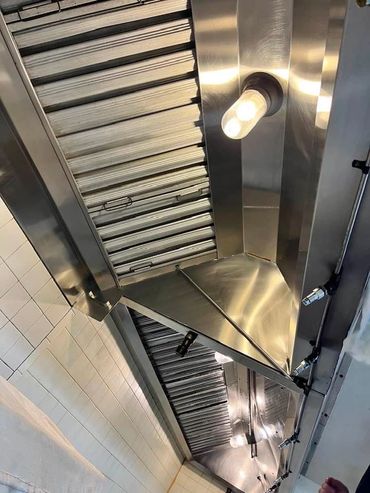 Commercial kitchen exhaust cleaning service.
Commercial hood cleaning services.