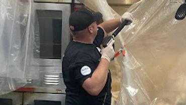 Commercial kitchen exhaust cleaning service.
Commercial hood cleaning services.
