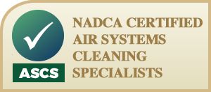 Certified air duct cleaning service 