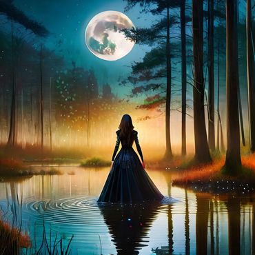 Rendition of art work by Amy Nichols using Adobe FIrefly