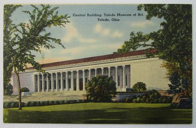 Toledo Museum of Art facade front historical photo Ohio