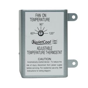 QuietCool Pro Attic Fans include a programmable thermostat.