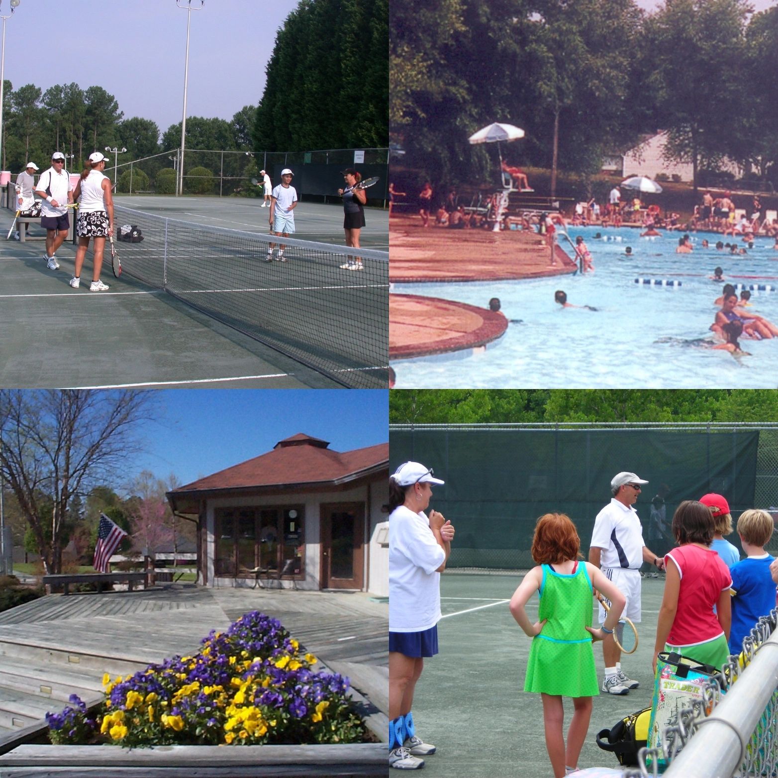 Tennis Facilities Kildaire Farms Swim and Racquet Club