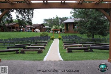 View from ceremony area back to venue.