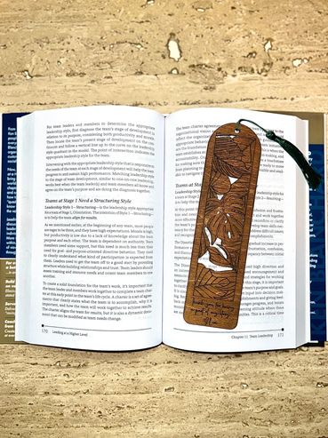 7.5" Monstera Bookmark with Personalized Message $6.50