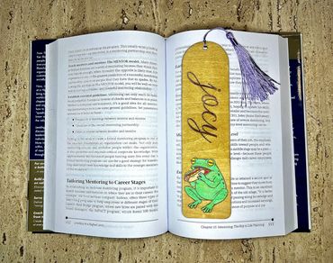 7.5" Personalized bookmark