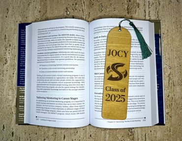 7.5" Personalized bookmark $6.50