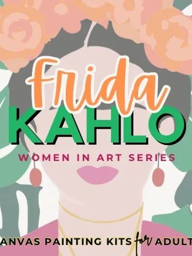 frida Kahlo paint kit craft kit for adults