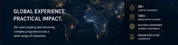 Global experience with over 30 years in delivering complex programs worldwide.