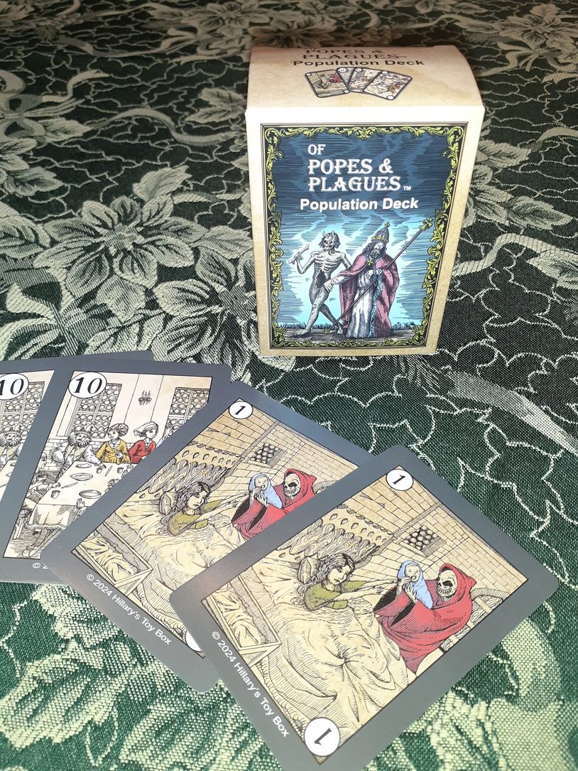 Population Deck Expansion
Allows players to play with hidden population.  No game board and meeples!