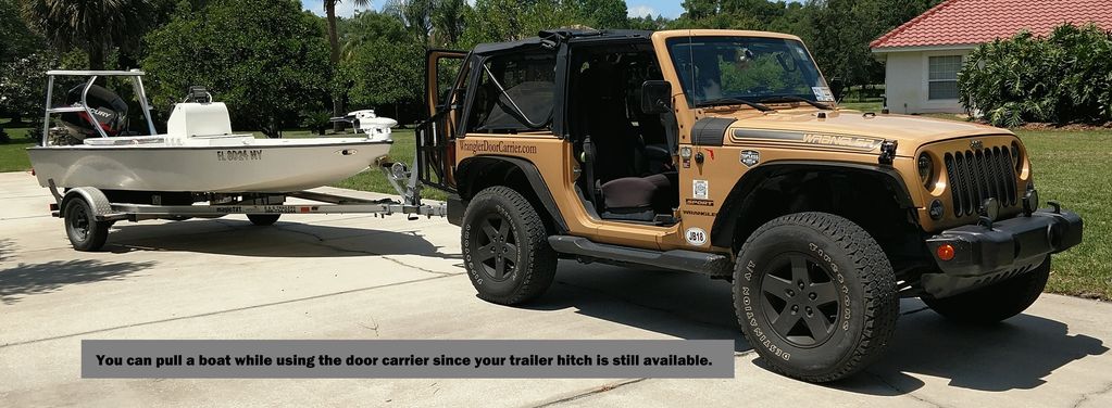 Pulling a trailer doorless in your Jeep Wrangler