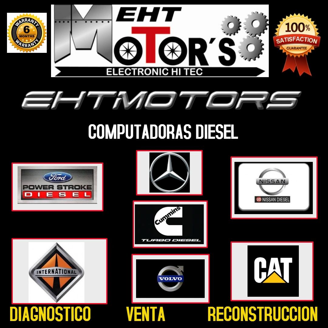 Computadoras Diesel
Caterpillar Cummins DDEC Mercedes Benz International