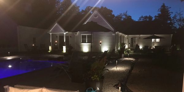 Let our electricians set the mood in your next back yard gathering!