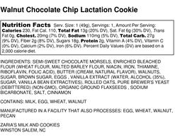Walnut Chocolate Chip Lactation Cookie