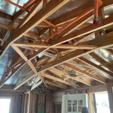 Rough electrical & fire sprinklers observed. Sunnyvale, CA