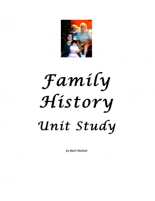 Family History Unit Study