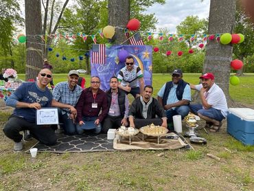 MAAC members having a good time at a picnic