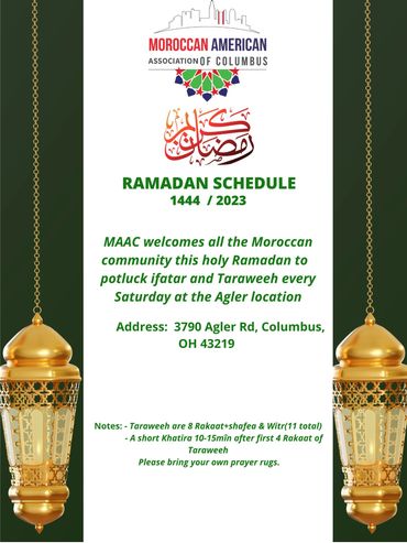 Ramadan 2023 MAAC iftar community program