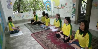 Yoga Volunteering in India