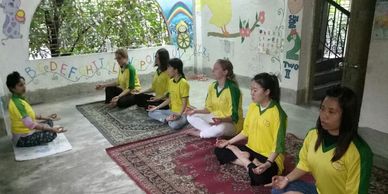 Yoga India volunteering