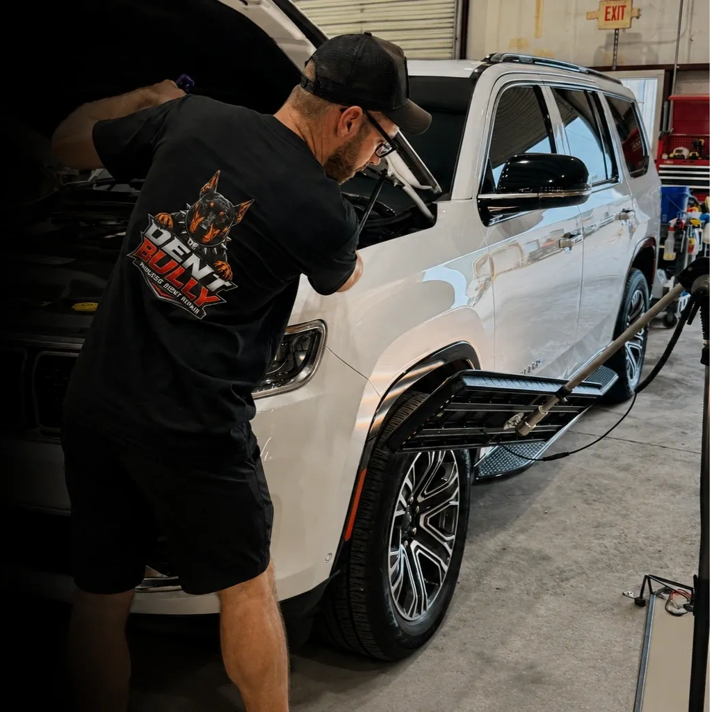 The Dent Bully offers mobile paintless dent repair PDR for local bodyshops and collision centers.