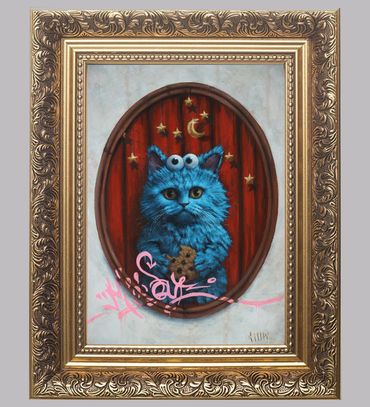"My Soul" No.6
Cute & Weird | Surreal Visions Family Portraits Cookie Monster Kitty Matrix Art
