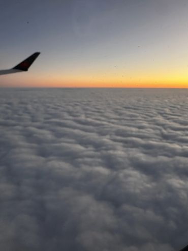 Flying over Canada